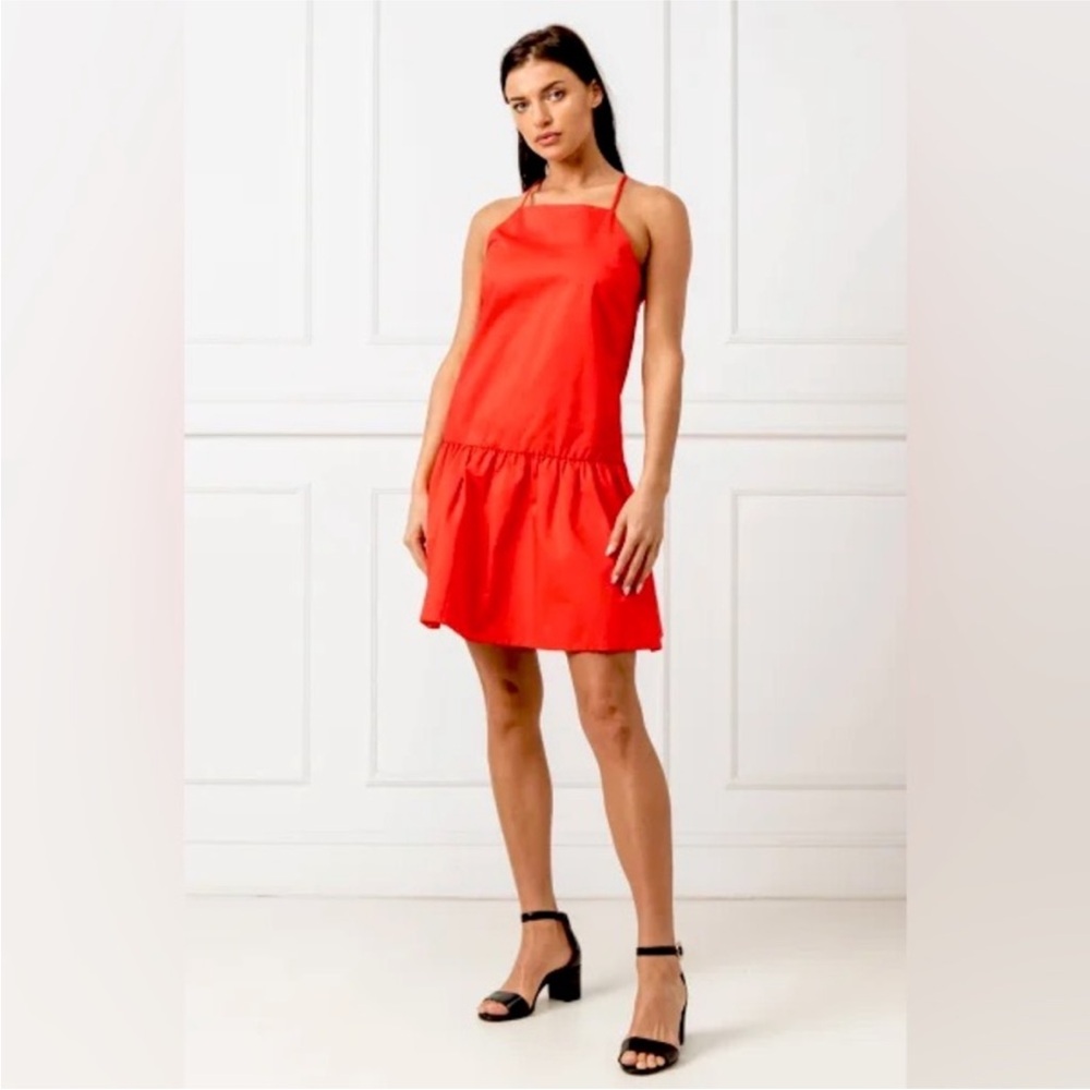 Armani Exachane Drop Waist Dress Size 4